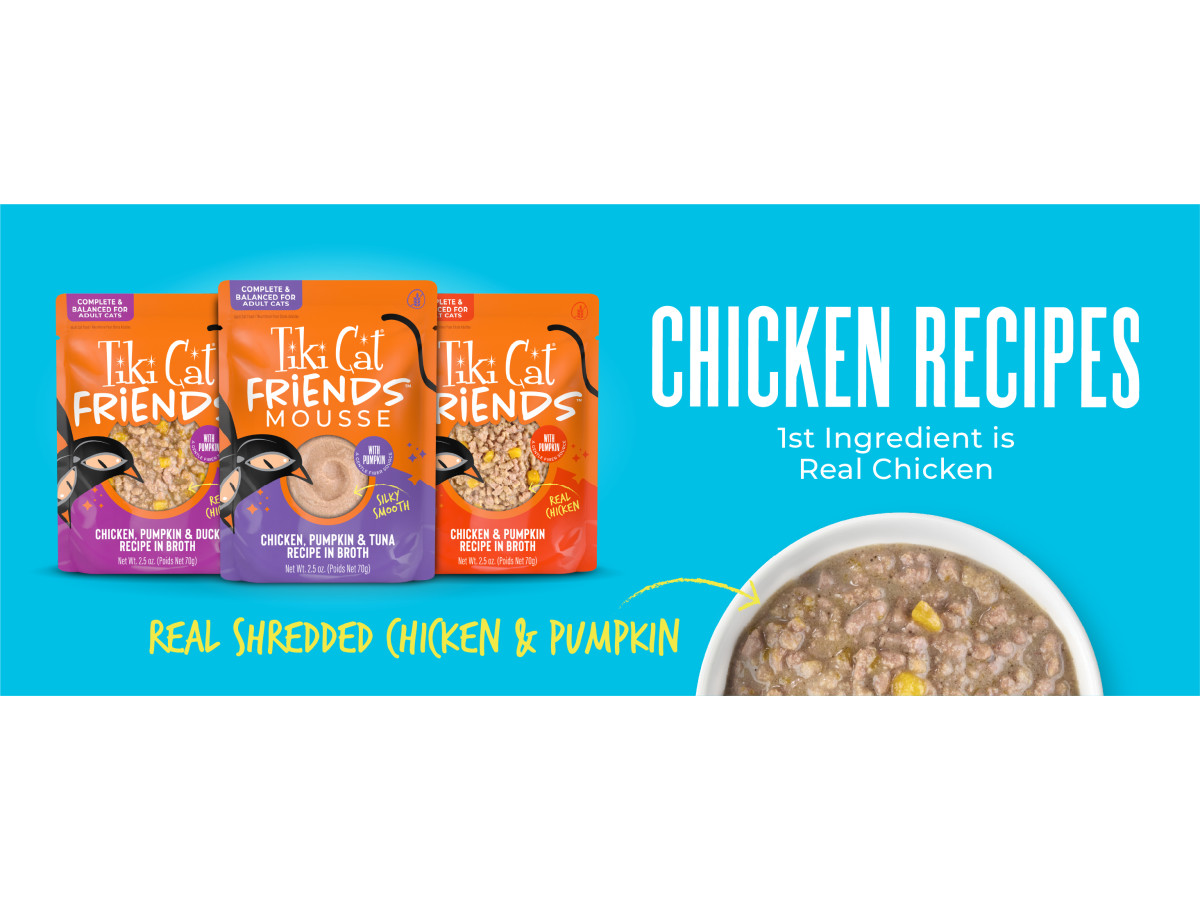 Tiki Cat Friends Mousse Tuna Cat Food Variety Pack, 2.8 oz., Count