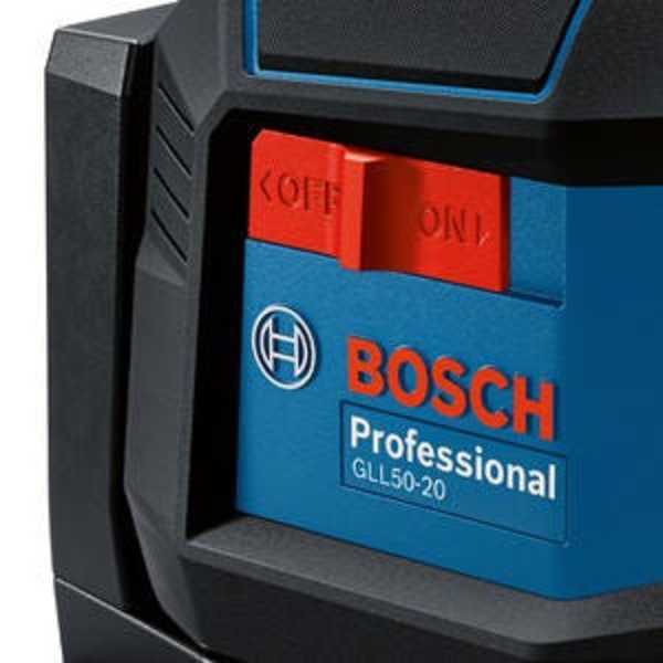 Bosch Self-Leveling 50 ft. Cross-Line Laser Level GLL50-20 - The Home Depot