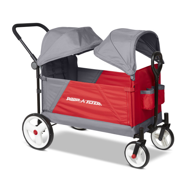 Radio Flyer, Discovery Stroll 'N Wagon with Canopies, Folding