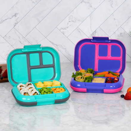 Bentgo® Kids Chill Lunch Box, 2-Pack-Fushia 
