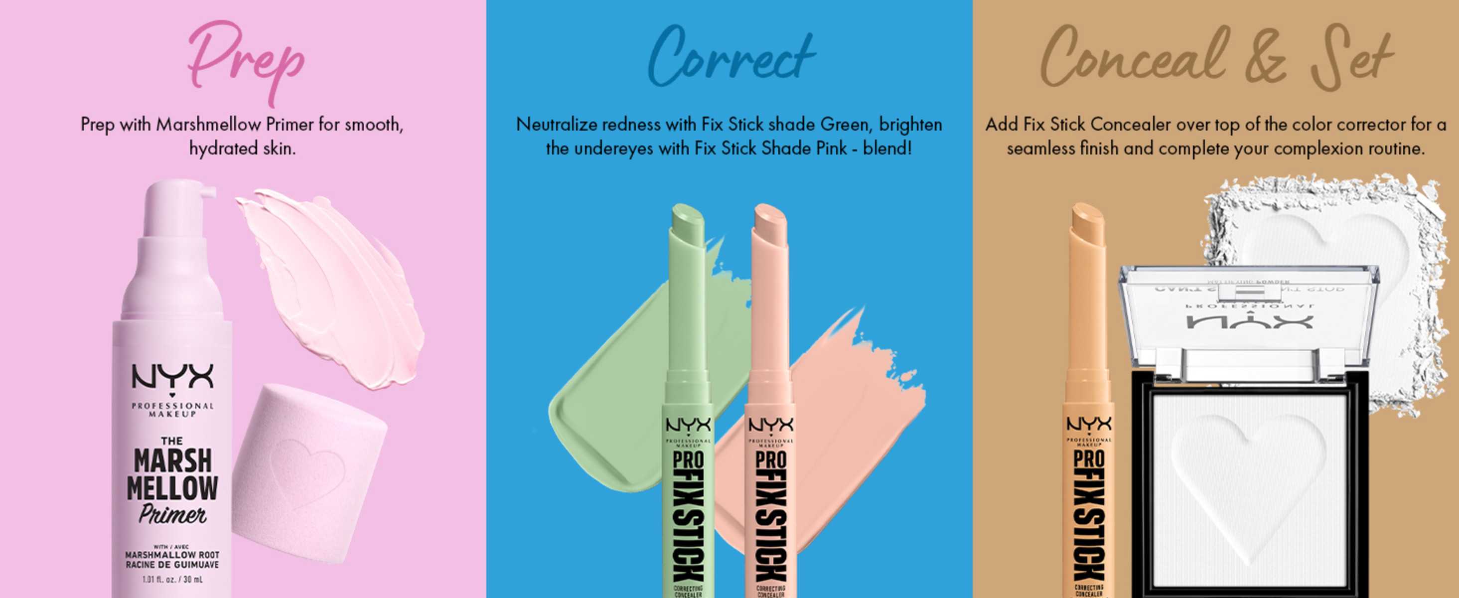 NYX Professional Makeup Color Correcting Pro Fix Stick Concealer