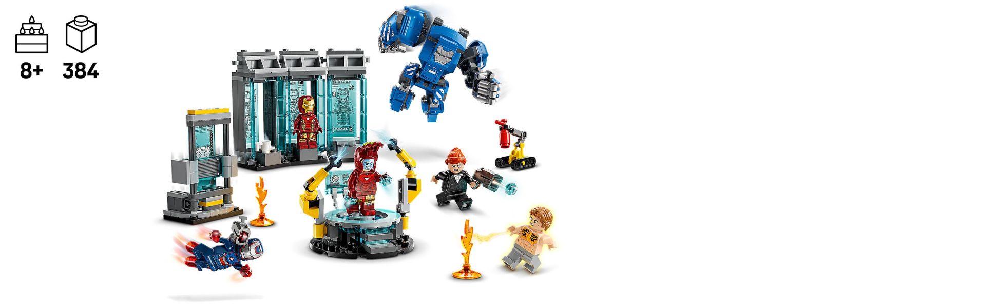 Kids defend Iron Man’s armor, help Pepper Potts fend off Aldrich Killian and upgrade suits in this epic build-and-play set.