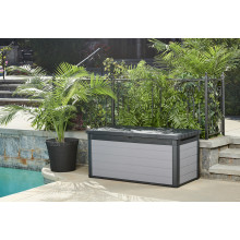 Keter Premier 150 Gal. Resin Large Durable Grey Deck Box For Lawn 