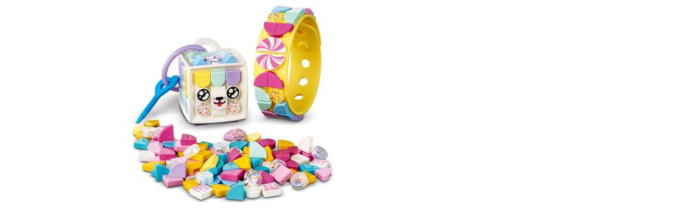 Candy Kitty Bracelet & Bag Tag 41944 | DOTS | Buy online at the Official  LEGO® Shop IE
