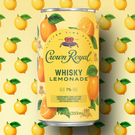 Crown Royal Peach Tea Canadian Whisky Cocktail, 4-PACK (4 x 12 fl