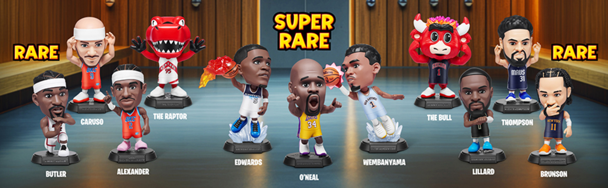 5 SURPRISE NBA Ballers Series 2 Basketball Themed Novelty
