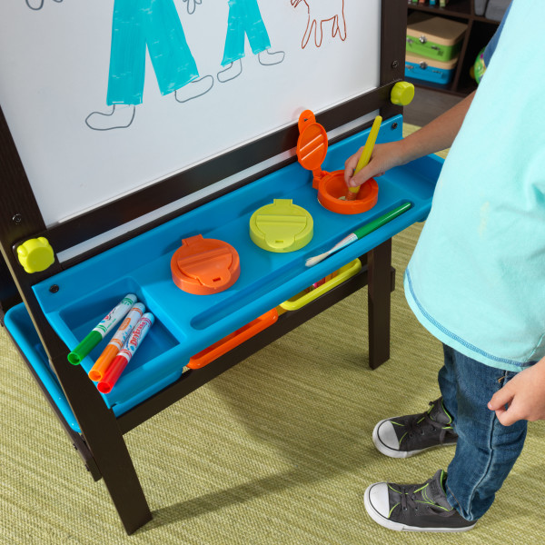 Lifekrafts Dry Erase Easel Board with Stand and Flipchart Holder