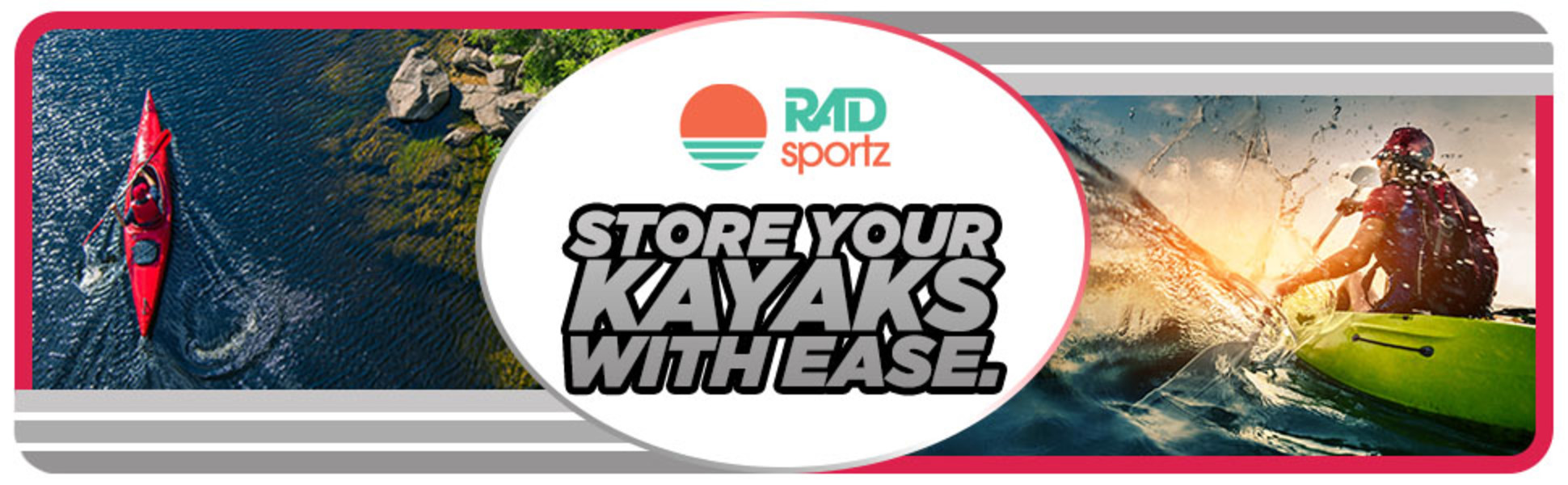 Rad sportz double kayak storage rack sale