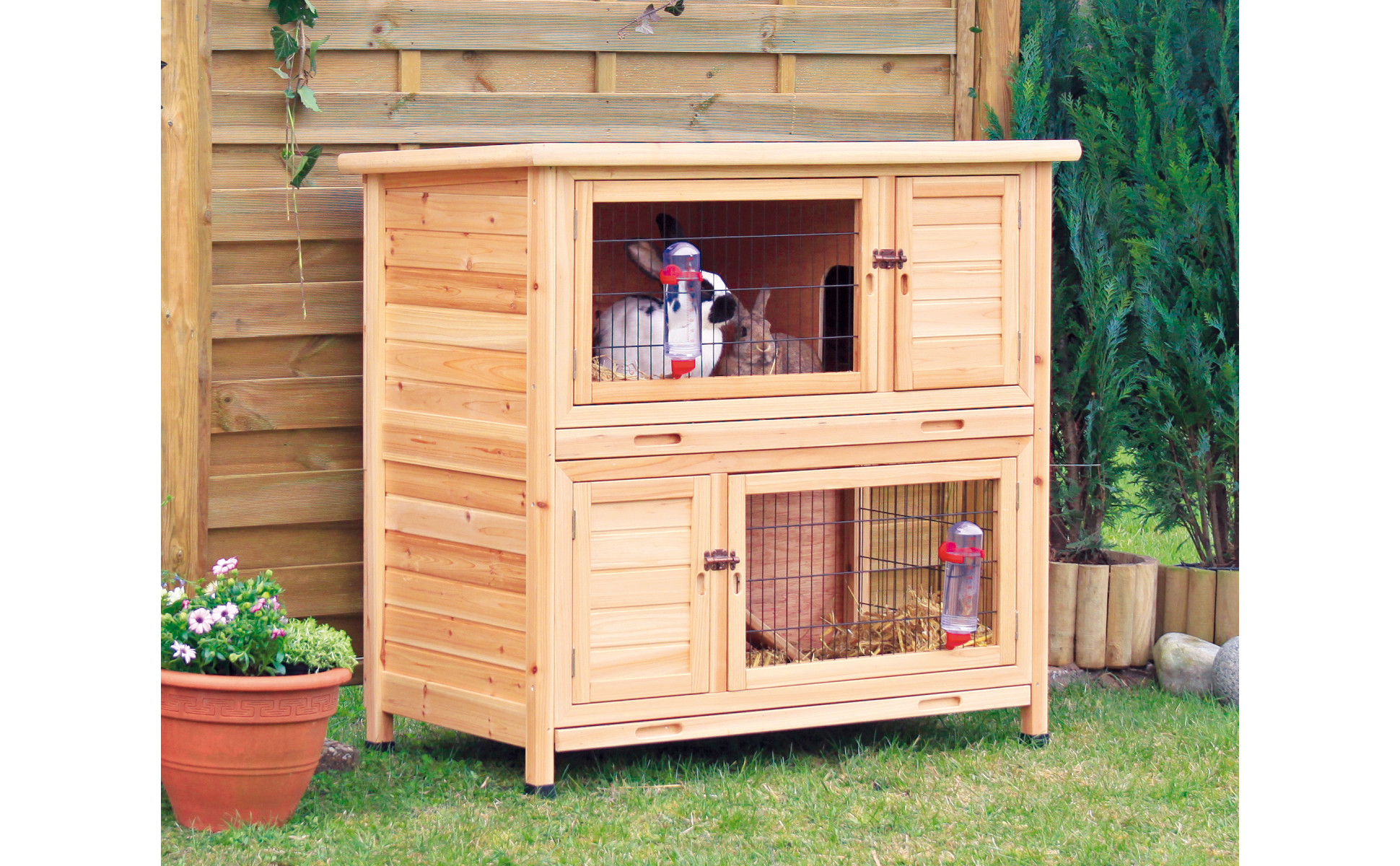 Kaytee premium two story rabbit hutch best sale