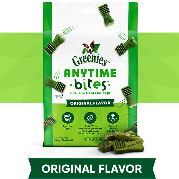 Greenies Anytime Bites Blueberry Treats for Dogs 10.3 oz Pouch