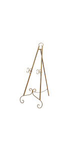 Traditional Gold Metal Easel