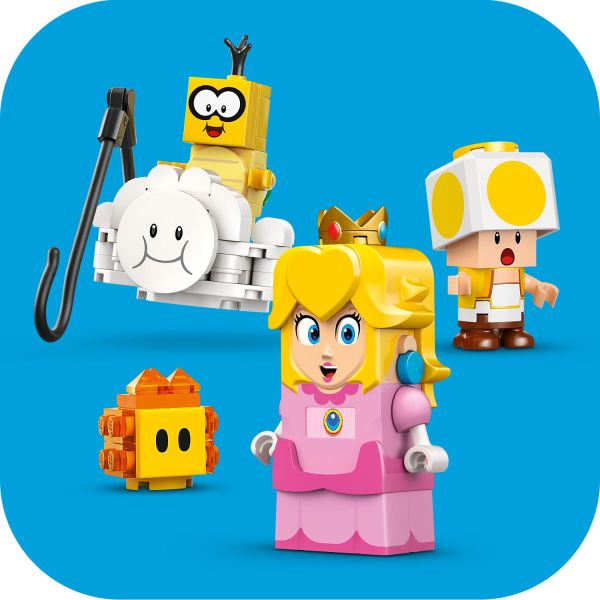 An interactive LEGO Peach princess toy figure and more.