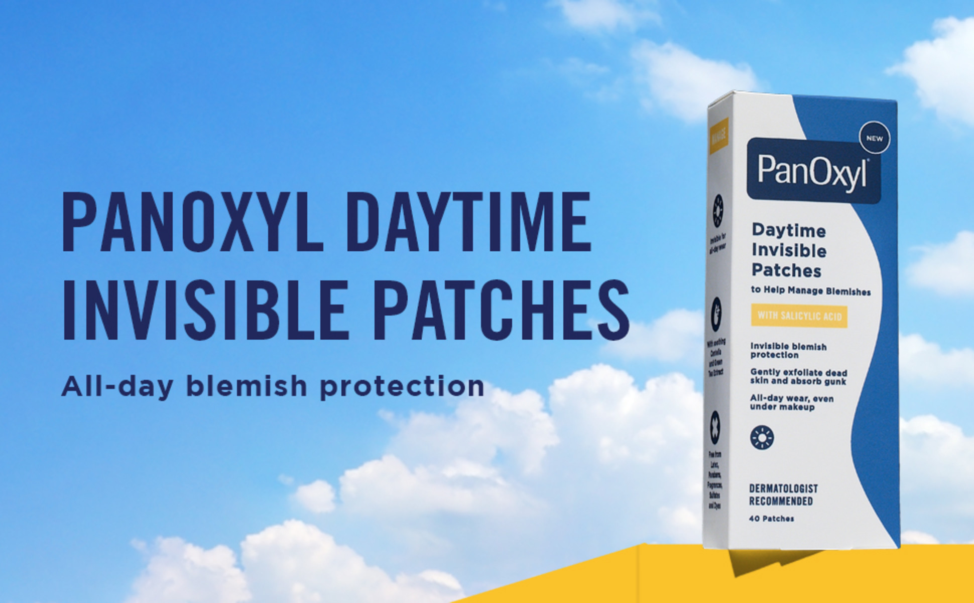PanOxyl Daytime Invisible Patches: All-day blemish protection