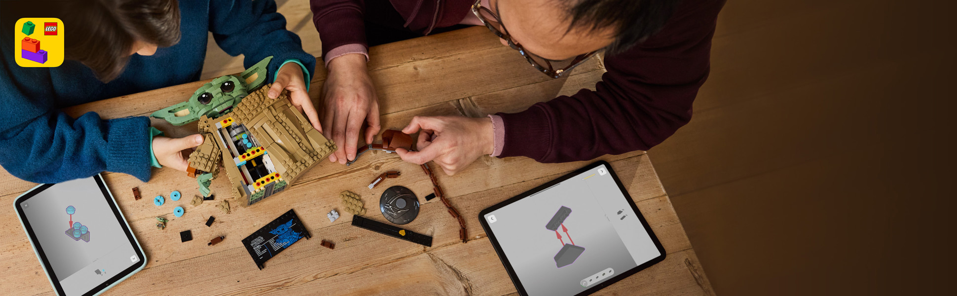 Builders can zoom in, rotate sets in 3D and track their progress using the fun, intuitive LEGO Builder app.