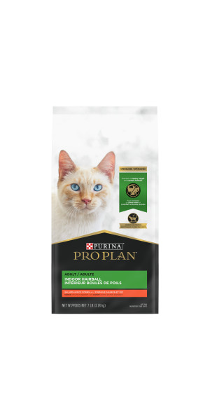 Purina pro plan store cat food hairball