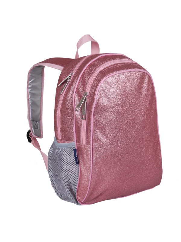 Pink Glitter 15 Inch Backpack