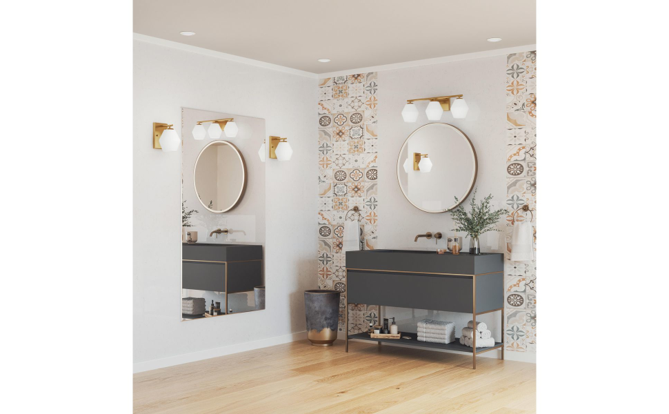 Progress Lighting Copeland Collection 24 in. 3Light Brushed Gold