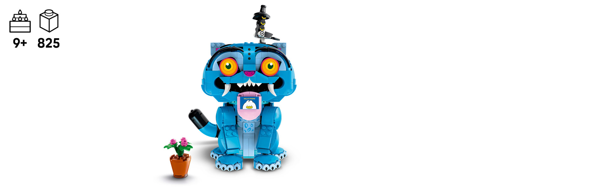 Choose from 2 expressions: show off Derpy’s smile or have him deliver a love note on his tongue, then pose the duo using their movable features.