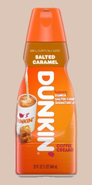 Dunkin’ Salted Caramel Creamer, Coffee Creamer, 32 oz.