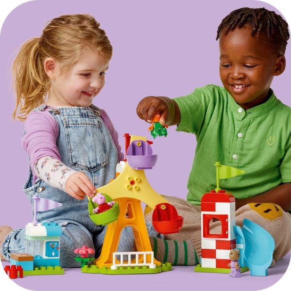 Toddlers explore how amusement rides make them feel.
