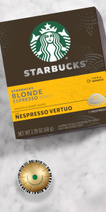 Starbucks Pike Place cápsulas Nespresso Vertuo 8 cápsulas – Dulce Alcance