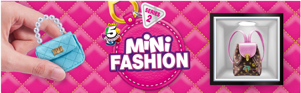 Mini brands Zuru fashion series 2 bags / accessories for Barbie/Sindy dolls