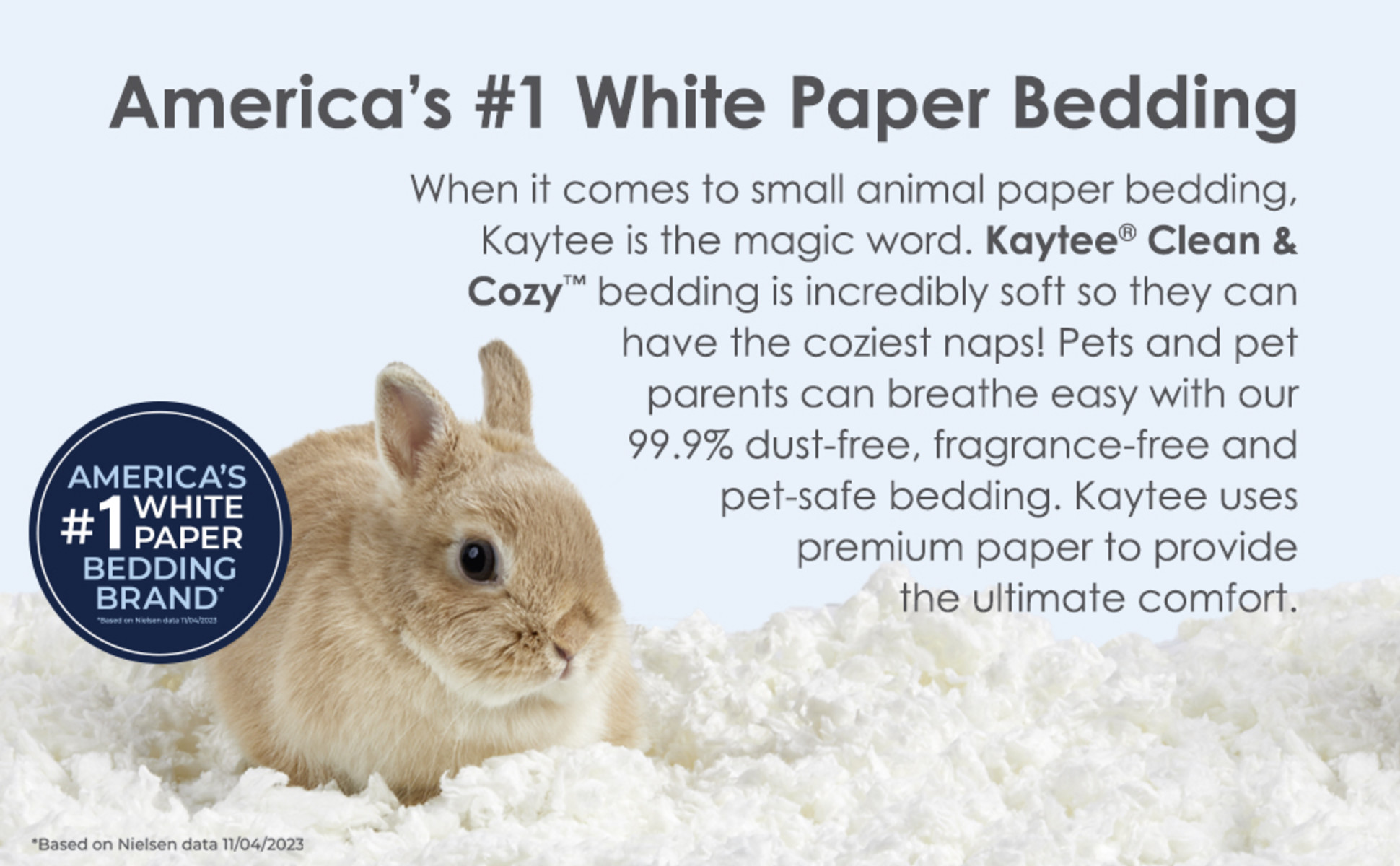 Kaytee Clean Cozy Bedding for Small Animals 85L