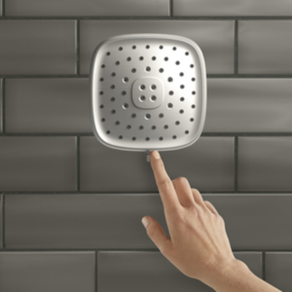 KOHLER Fordra 3-Spray Patterns 6.817 in. Wall Mount Fixed