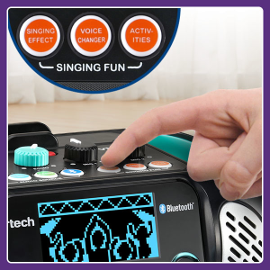 VTech® SuperSound Karaoke™ Mic and Big Sound Portable Speaker Wireless  Connection 