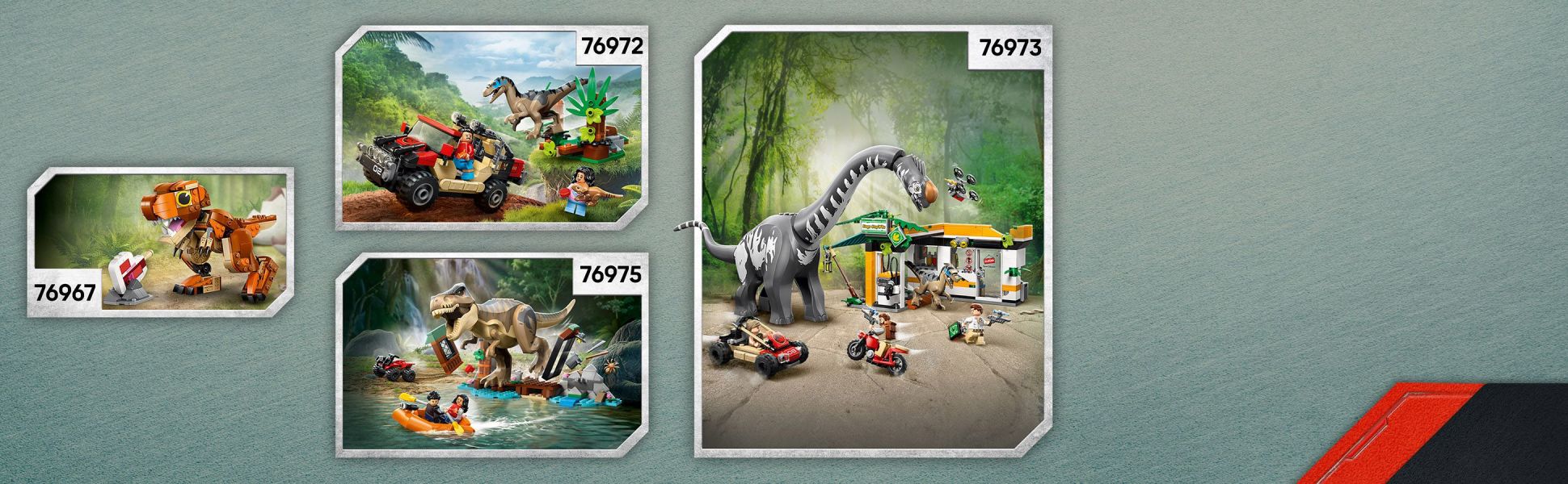 Extend the fun with other dinosaur sets