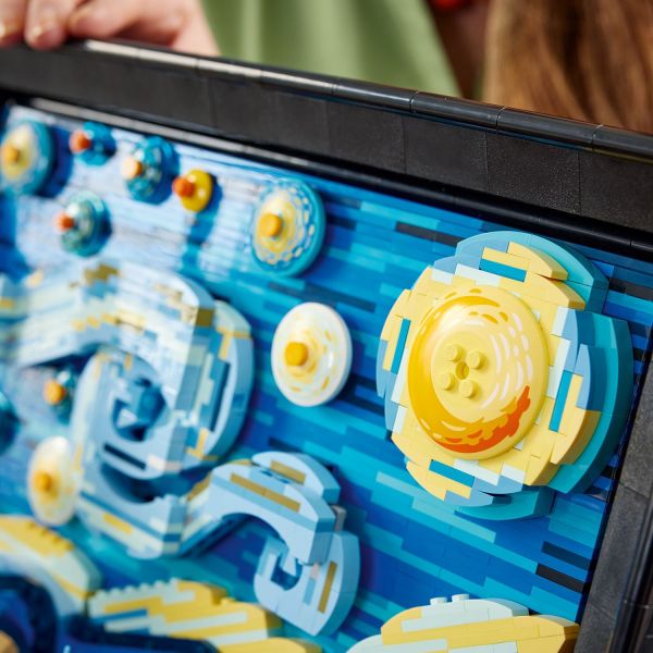 LEGO Ideas Vincent Van Gogh The Starry Night, Unique 3D Wall Art