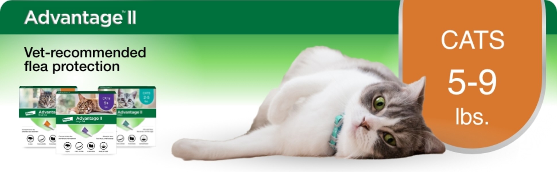 Advantage II Vet-Recommended Flea Treatment Prevention for Small