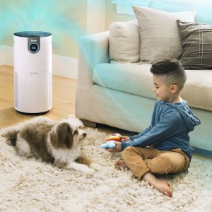 Shark HP102PETBL Clean Sense Air Purifier for Home, Allergies, Pet