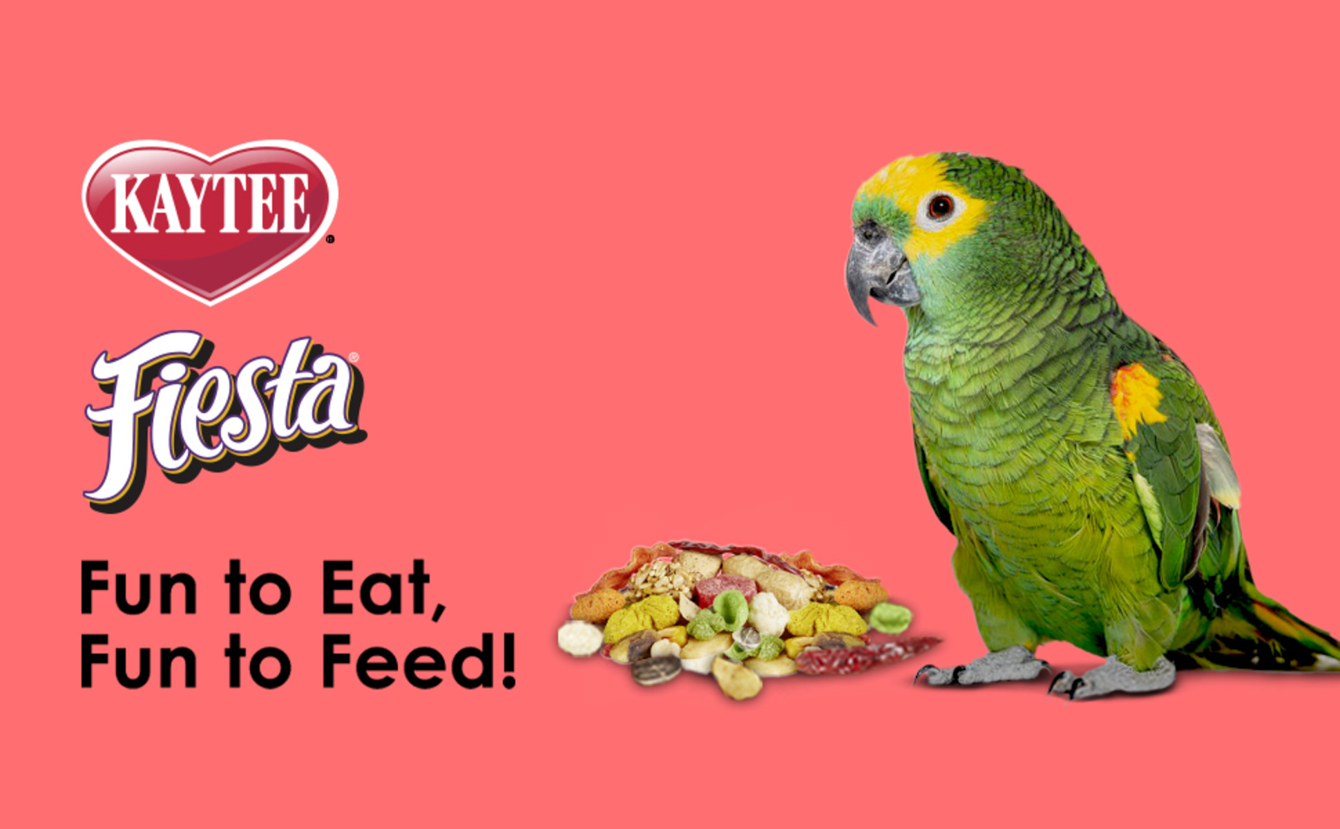 Kaytee Fiesta Mélange De Graines Pour Aras – Fruits, Légumes Et Céréales – Avec Oméga-3 Et Probiotiques
