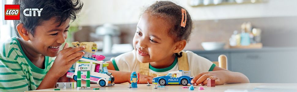 LEGO® City Ice Cream Truck Police Chase 60314 Building Kit (317 Pieces)