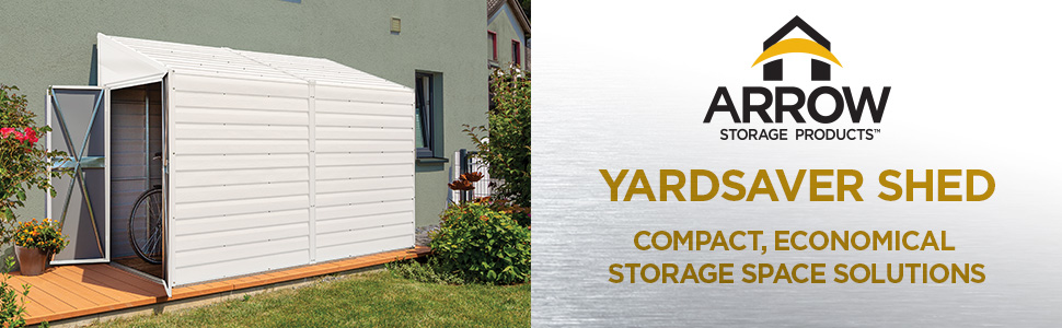 ARROW STORAGE PRODUCTS - YARDSAVER Shed – Compact, Economical Storage Space Solutions