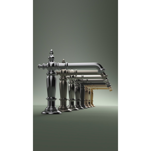 KOHLER Artifacts 5.375 in. Bathroom Sink Spout with Bell Design in