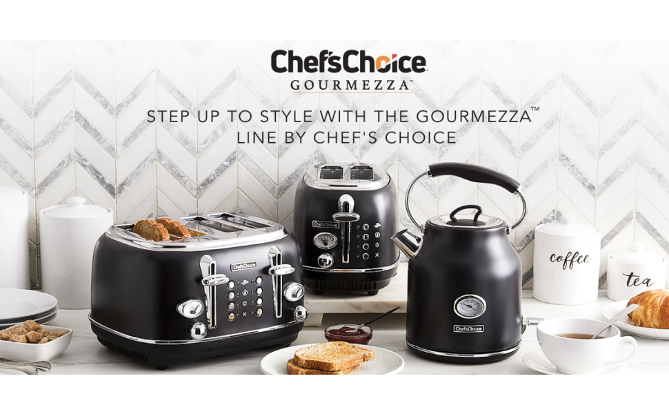 Chef'sChoice Gourmezza 2-Slice Toaster, in Matte Black
