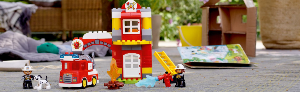 Lego Duplo 10903 Fire Station Multicolor