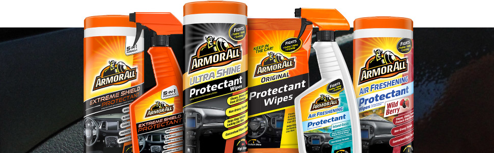 Original Protectant Spray by Armor All, Car Interior Cleaner with UV  Protection to Fight Cracking & Fading, 8 Oz, 12 Packs by GOSO Direct