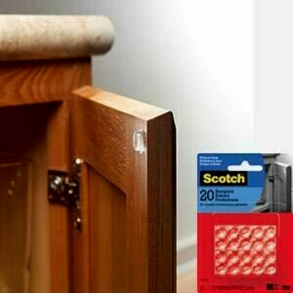 Rubber Feet For Cabinets Scotch Clear Adhesive Bumper Pads 40 PCS