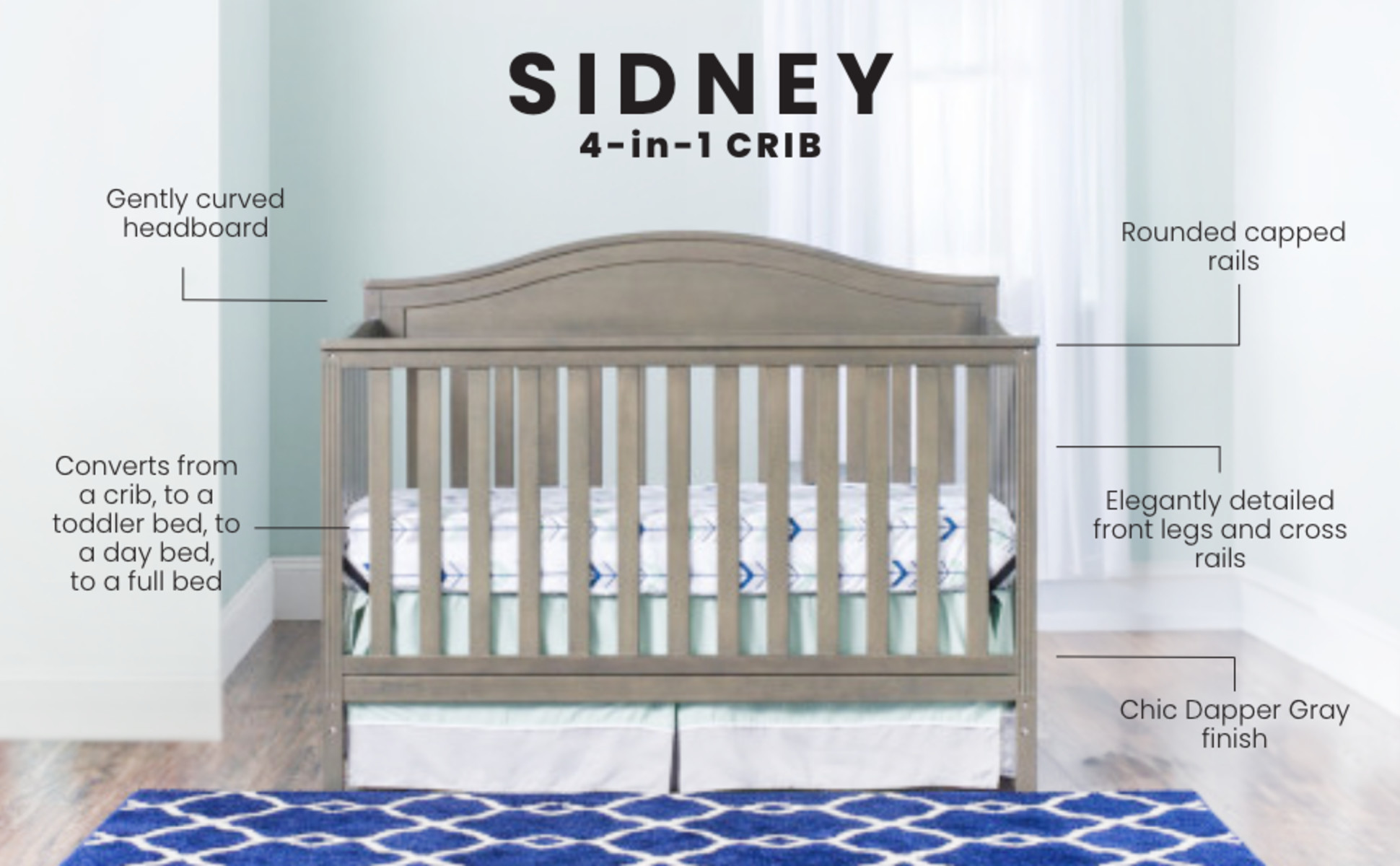 Toddler Bed Child Craft Penelope Child Craft Sidney 4-in-1