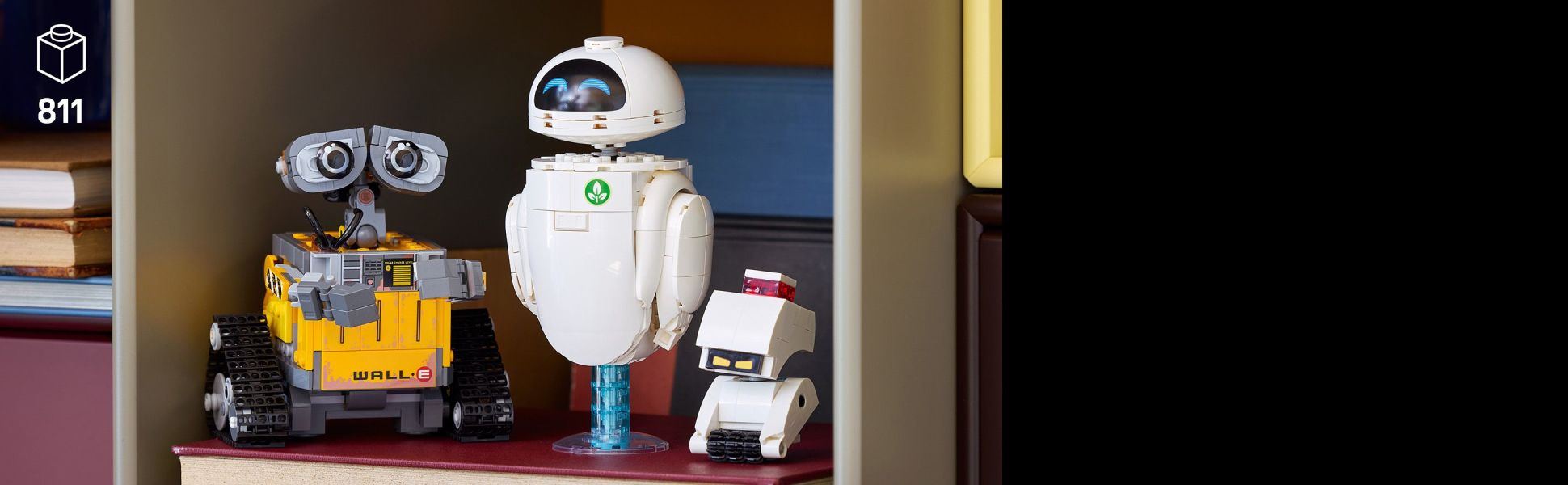 Embrace creative excitement as you construct the distinctive Disney and Pixar characters to display in your home or office.
