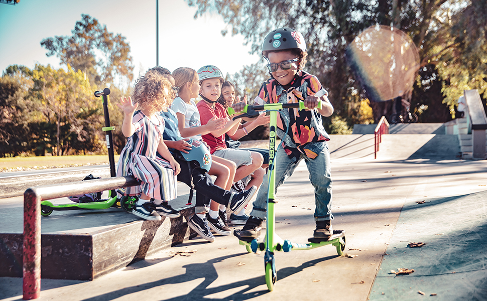 FLIKER Ｆ1 Yvolution Y Fliker F1 Flow Kids Drifting Scooter Pink