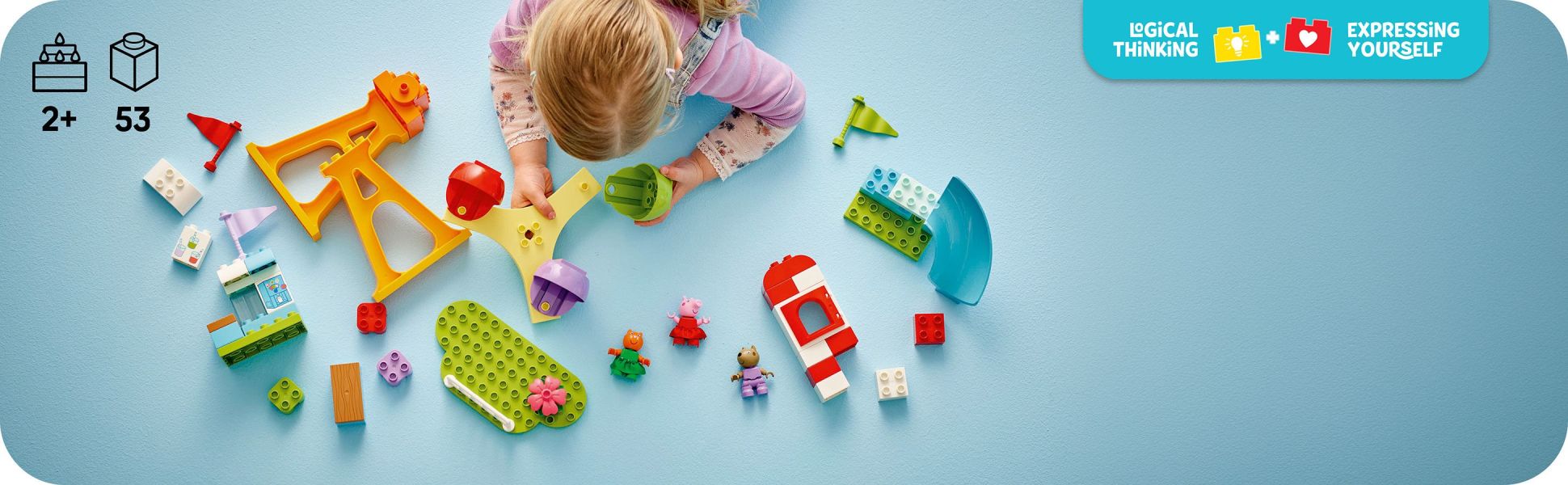 LEGO DUPLO toys let toddlers and caregivers enjoy precious shared moments as they construct these easy-to-build sets.