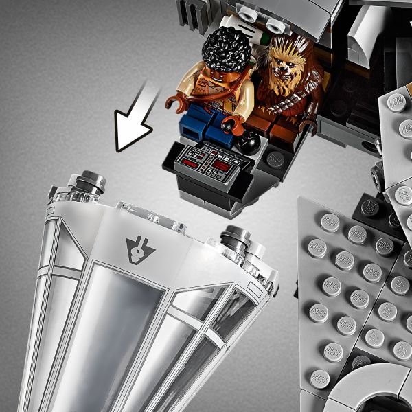Removable canopy with space for 2 minifigures inside
