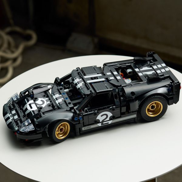 LOCKFIELD EQUIPMENT GT40黒 DECK2 黒SBSkit LEGO Technic 1966 Ford GT40 MKII Race Car Building Set for Adults