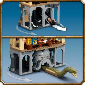 LEGO Harry Potter Hogwarts Chamber of Secrets 76389 Castle Toy with The  Great Hall, 20th Anniversary Model Set with Collectible Golden Voldemort