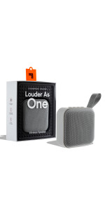 Sharper Image® Louder as One 3 Inch Wireless Speaker - Grey