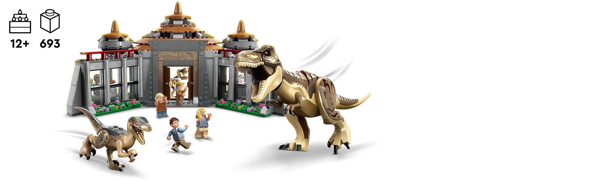 LEGO Jurassic World Visitor Center: T. rex & Raptor Attack